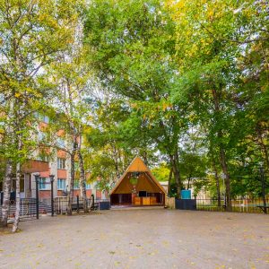 Танцевальная площадка на территории санатория Целебный Ключ город Ессентуки - фотография