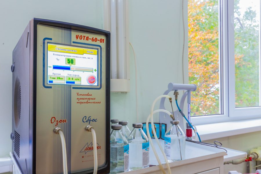 Процедура озонотерапия в санатории Целебный Ключ город Ессентуки - фотография