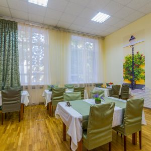 Обеденный зал в санатории Целебный Ключ город Ессентуки - фотография