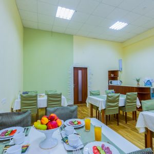 Обеденный зал в санатории Целебный Ключ город Ессентуки - фотография