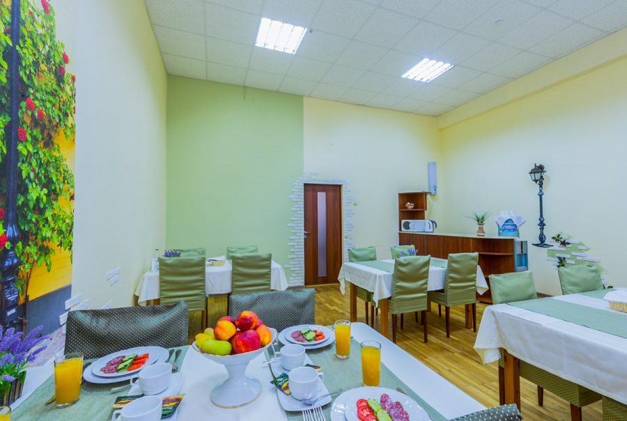 Обеденный зал в санатории Целебный Ключ город Ессентуки - фотография