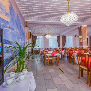Обеденный зал в санатории Целебный Ключ город Ессентуки - фотография